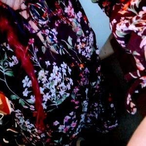 Floral Long-Sleeved Maxi Dress by Japna 🌹